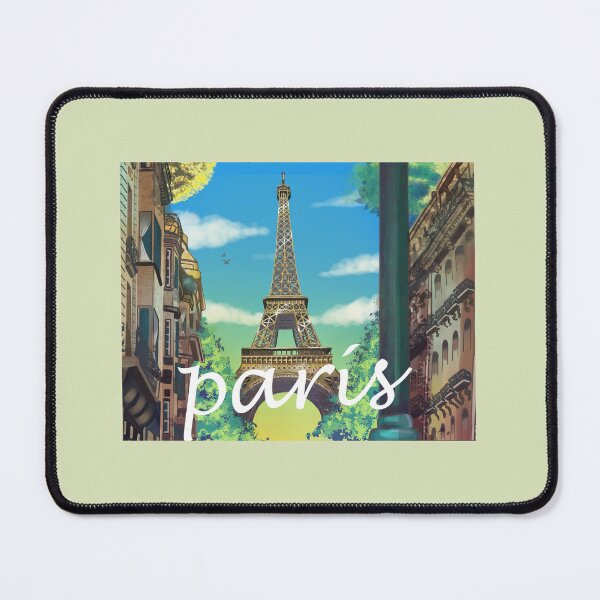 Item preview, illustration of the buildings and the eiffel tower in paris, france and with some plants designed and sold by kitsuneins.