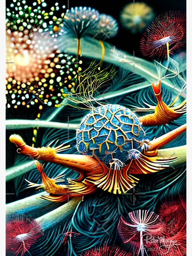 "Pillowcase Under A Microscope " Sticker for Sale by RitaMaye Redbubble