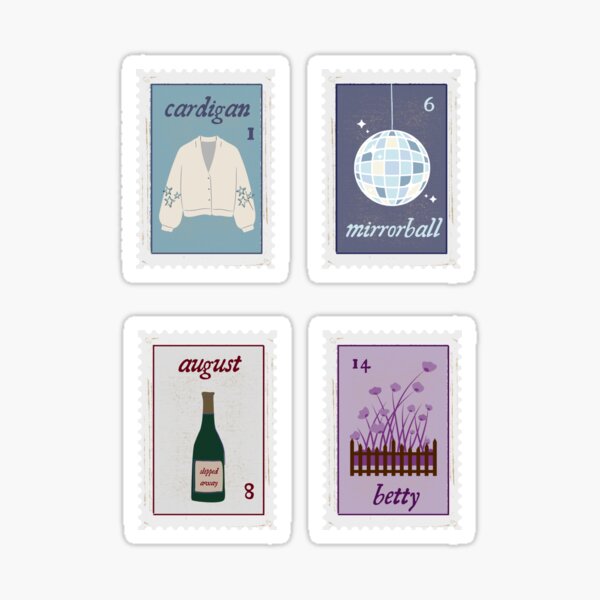 Folklore Stamps Sticker