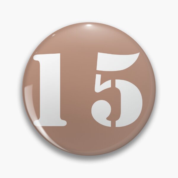 Item preview, Number Fifteen (15) in Pink Circle designed and sold by Ching Teoh.