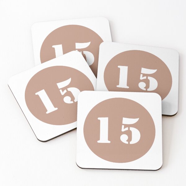 Item preview, Number Fifteen (15) in Pink Circle designed and sold by Ching Teoh.