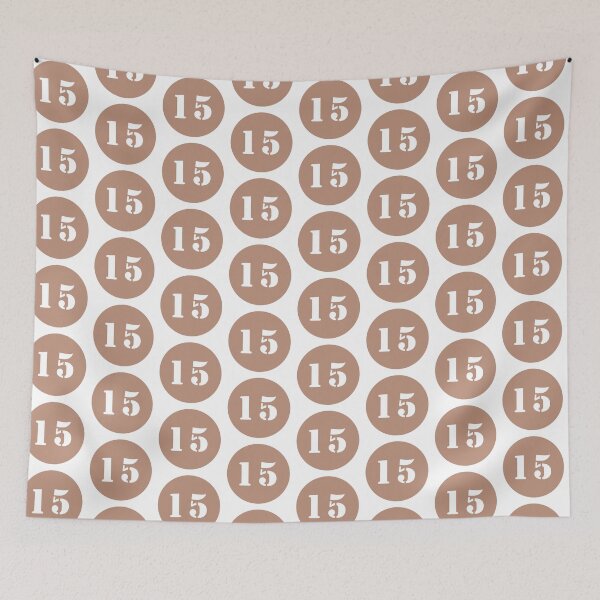 Item preview, Number Fifteen (15) in Pink Circle designed and sold by Ching Teoh.