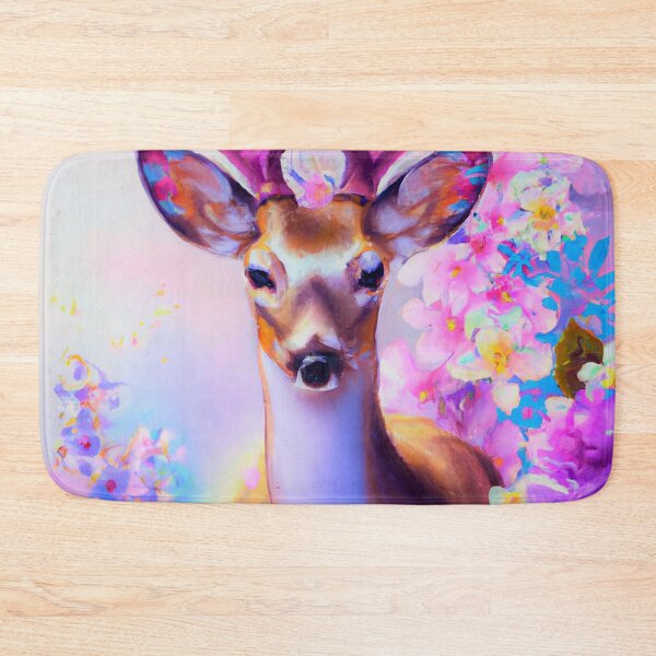Item preview, Deer in Flowers designed and sold by Bakesales.