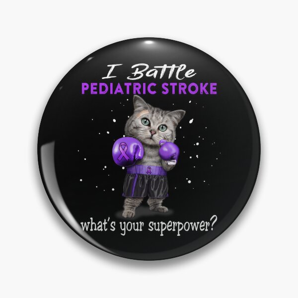 Item preview, Pediatric Stroke Warrior - I Battle Pediatric Stroke What Is Your Superpower? designed and sold by Jennpak.