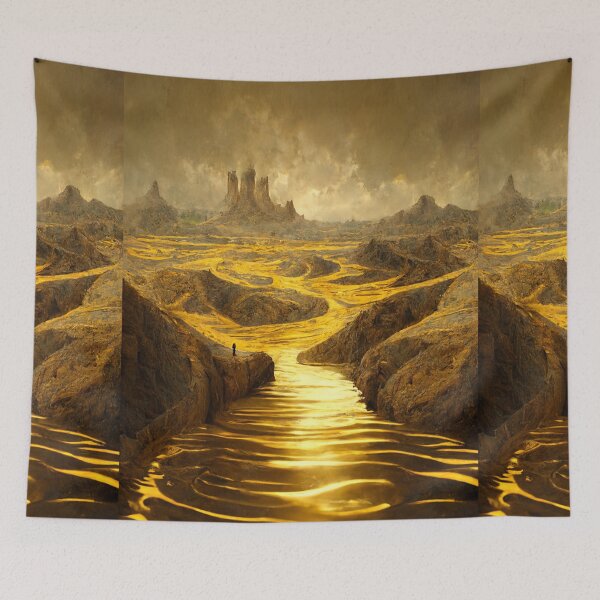 Item preview, Planet Warz - Desert of P - Golden River "Planet Sportzone 03" designed and sold by Brazz Official.