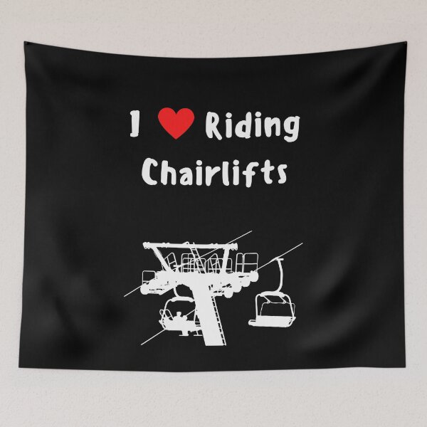 Item preview, Chairlift Riding Mountain View High altitude Ski Area Gondola Lift designed and sold by Artstastic.