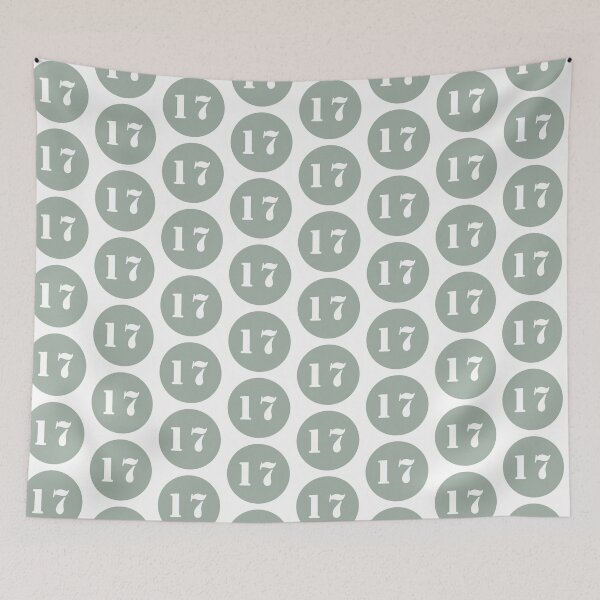 Item preview, Number Seventeen (17) in Sage Circle designed and sold by Ching Teoh.