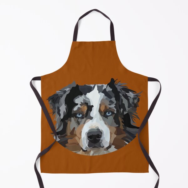 Item preview, Australian Shepherd Hand Drawn Digital Art designed and sold by Lartheviking.