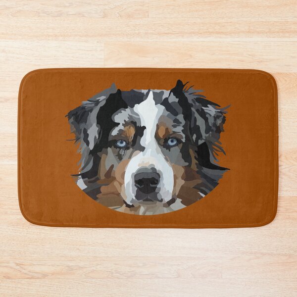 Item preview, Australian Shepherd Hand Drawn Digital Art designed and sold by Lartheviking.