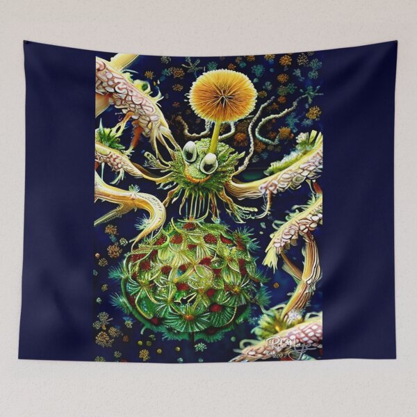 Item preview, 7-Day-Old Turkey Stuffing Stuck To A Plate Under A Microscope  designed and sold by RitaMaye.