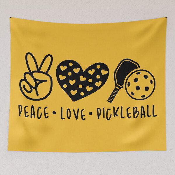 Artikelvorschau, Friedensliebes-Pickleball entworfen und verkauft von sweetbelle.