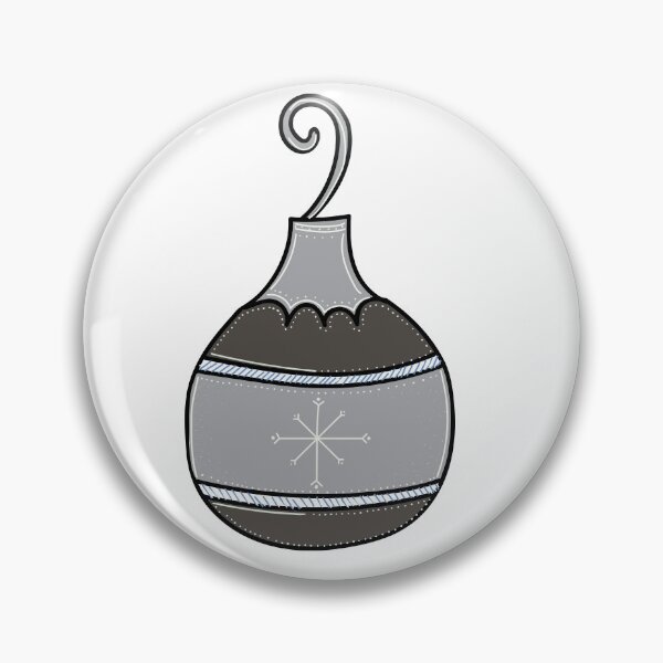 Item preview, Whimsical Holiday Ball Ornament Illustration  designed and sold by AngelDawnDesign.