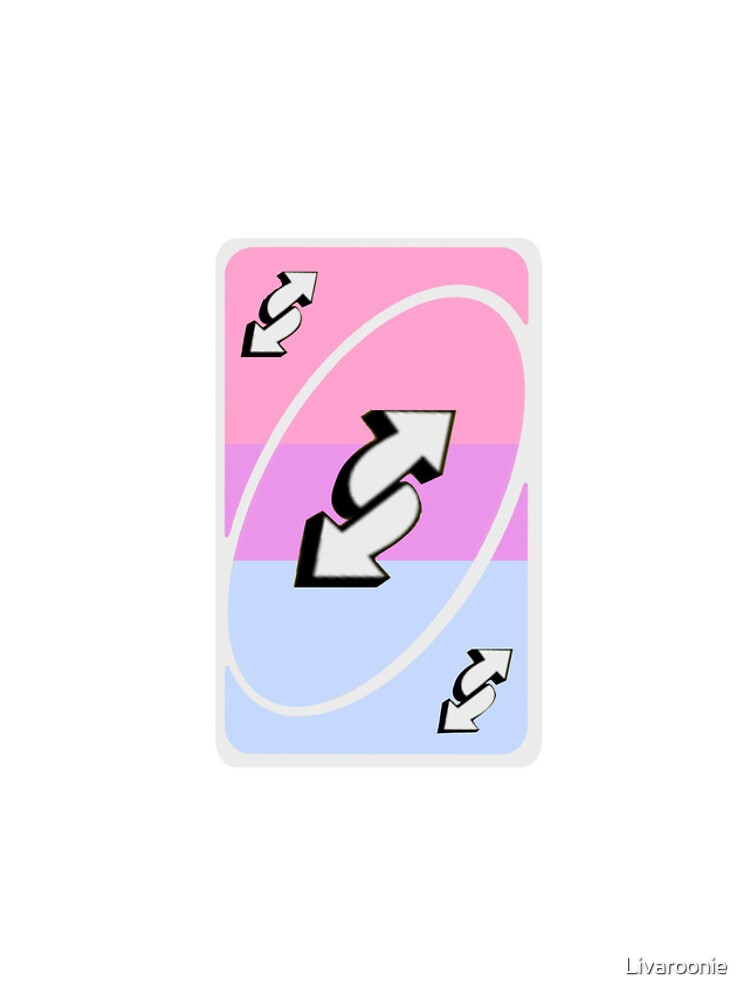 Uno Reverse Card Sticker for Sale by cherrybombrb