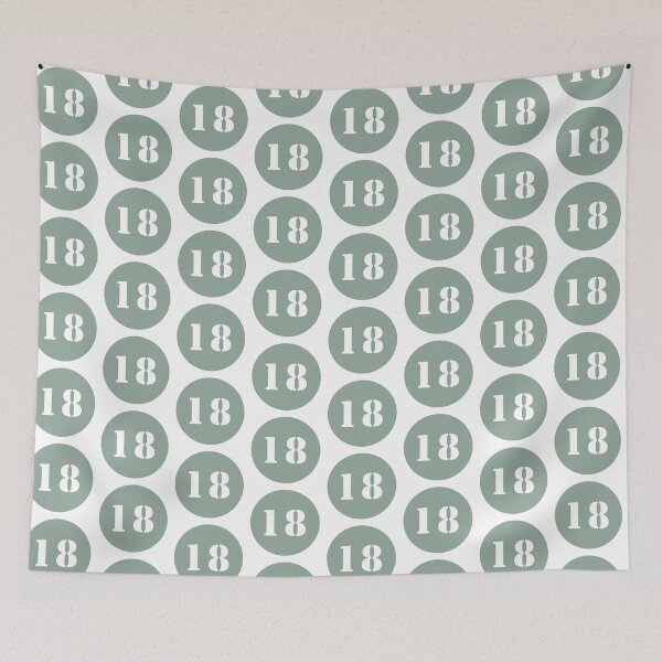 Item preview, Number Eighteen (18) in Sage Circle designed and sold by Ching Teoh.