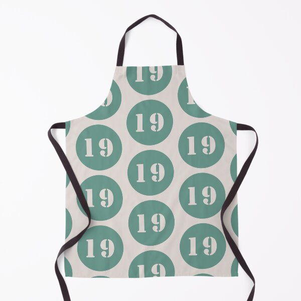 Item preview, Number Nineteen (19) in Olive Green Circle designed and sold by Ching Teoh.
