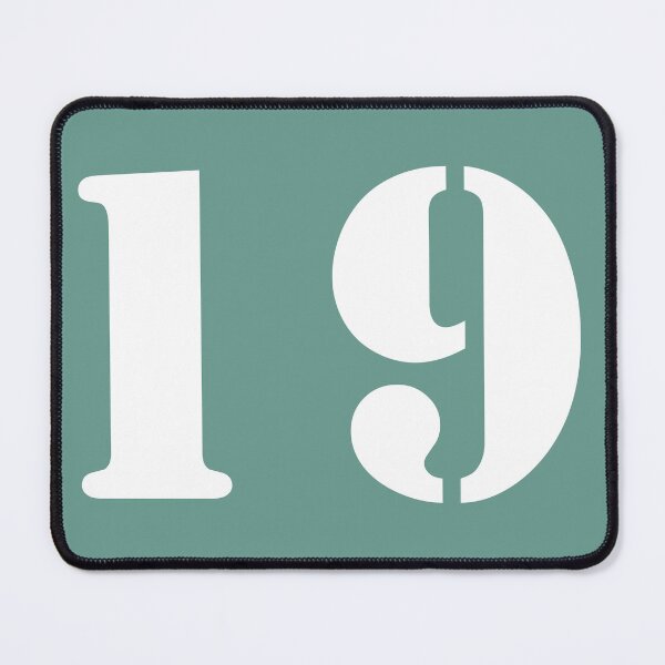 Item preview, Number Nineteen (19) in Olive Green Circle designed and sold by Ching Teoh.