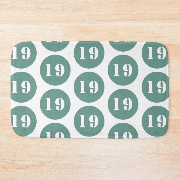 Item preview, Number Nineteen (19) in Olive Green Circle designed and sold by Ching Teoh.