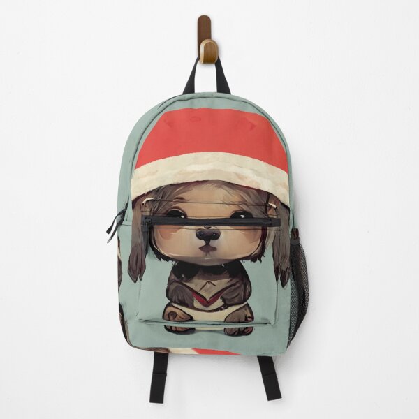 Item preview, Chibi-Style Puppy Wearing a Santa Hat #2 designed and sold by Galviato.