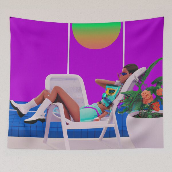 Item preview, Doll having a pool party designed and sold by Firandi.