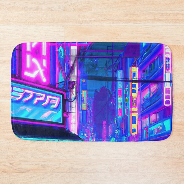 Item preview, Neon Japanese Street View 1 designed and sold by GorjoDesigns.