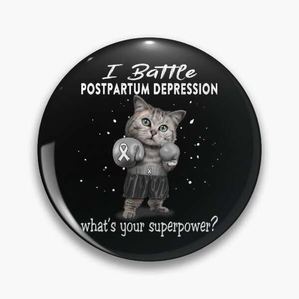 Item preview, Postpartum Depression Warrior - I Battle Postpartum Depression What Is Your Superpower? designed and sold by Jennpak.