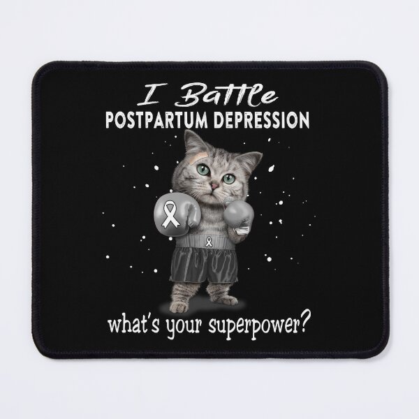 Item preview, Postpartum Depression Warrior - I Battle Postpartum Depression What Is Your Superpower? designed and sold by Jennpak.