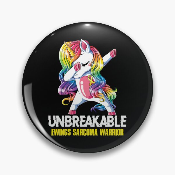 Item preview, Ewings Sarcoma Awareness - Unicorn Ewings Sarcoma Warrior Ribbon UNBREAKABLE designed and sold by Fernandezf.