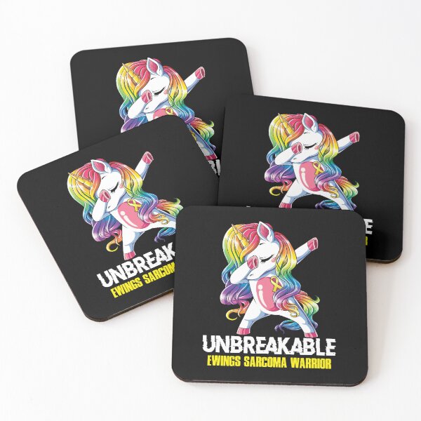 Item preview, Ewings Sarcoma Awareness - Unicorn Ewings Sarcoma Warrior Ribbon UNBREAKABLE designed and sold by Fernandezf.