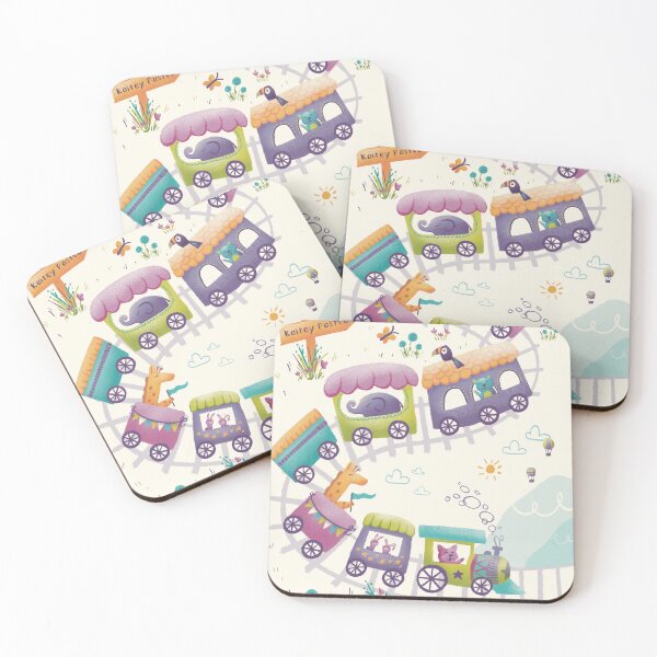 Item preview, Rainbow Train designed and sold by K. Pastva Illustration.