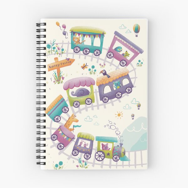 Item preview, Rainbow Train designed and sold by K. Pastva Illustration.
