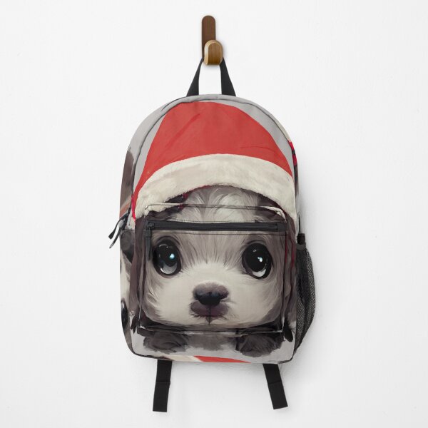 Item preview, Chibi-Style Puppy Wearing a Santa Hat #4 designed and sold by Galviato.