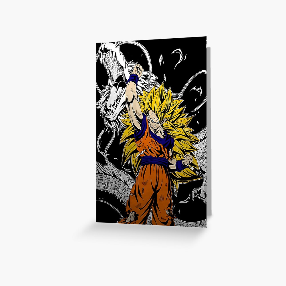 Goku SSJ 3 dragon fist Greeting Card for Sale by Anime and More