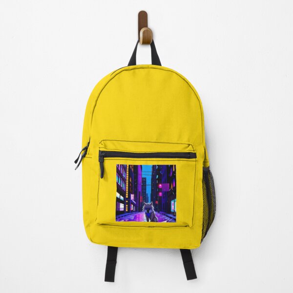 Item preview, cyberpunk wolf in night city designed and sold by guik32.