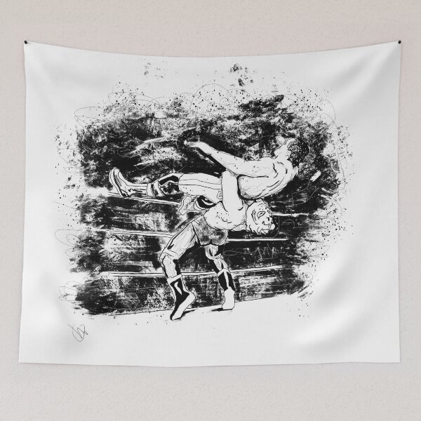 Item preview, Tiger Mask German Suplexes Dynamite Kid designed and sold by The Irish Whip.