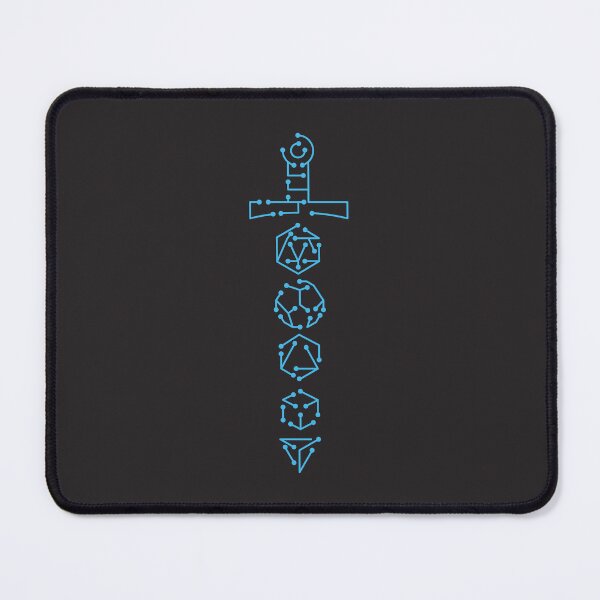 Item preview, Dungeons and Dragons Dice Sword Tabletop RPG Gaming Circuit Board designed and sold by munochill.