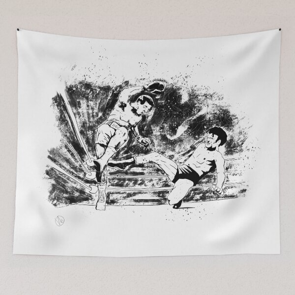 Item preview, Antonio Inoki kicks Muhammad Ali designed and sold by The Irish Whip.
