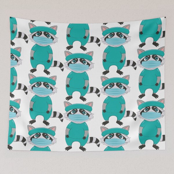 Item preview, Cute Surgeon raccoon designed and sold by atedesigns.
