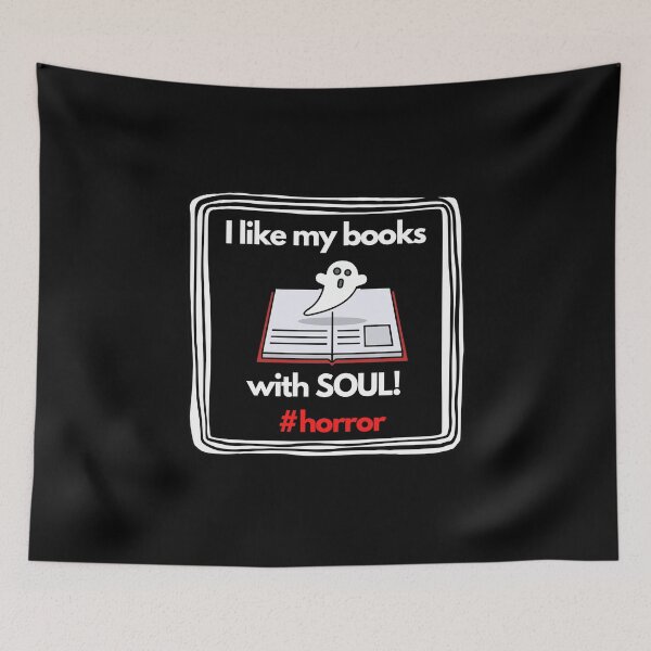 Item preview, I like my books with SOUL #horror designed and sold by FearSome Fiction.