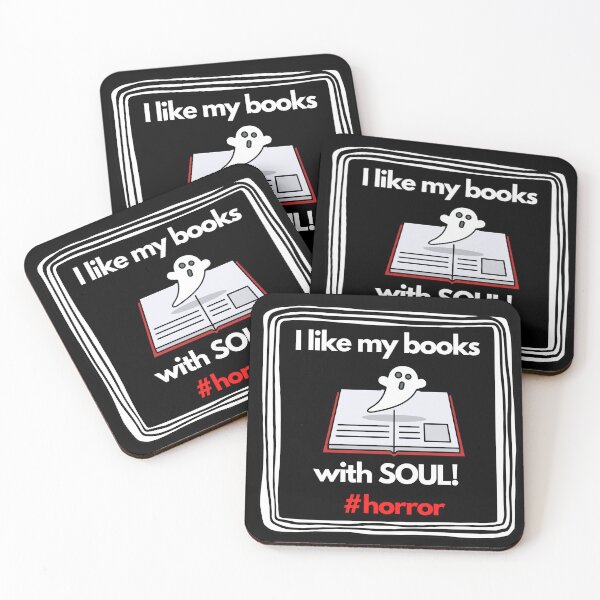 Item preview, I like my books with SOUL #horror designed and sold by FearSome Fiction.