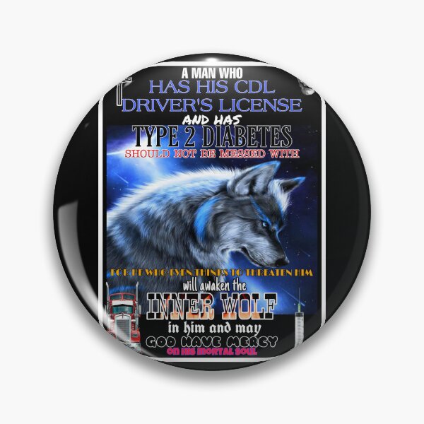 Item preview, Diabetes wolf designed and sold by Baxobhone.