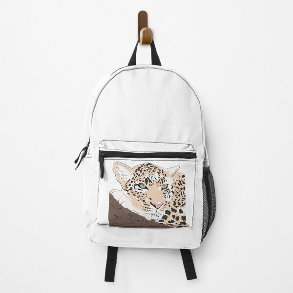 Item preview, Leopard digital watercolour illustration designed and sold by Paula Barriga.