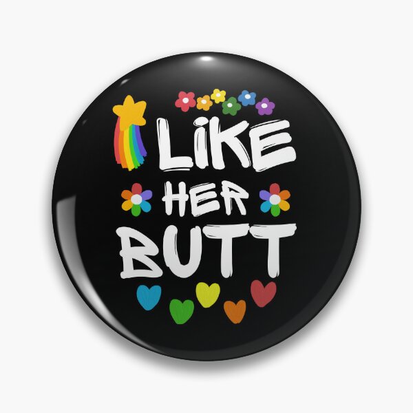 Artikelvorschau, LGBT Lesbian Matching Couples Compliment I Like Her Butt Boobs Lustiger Valentinstag entworfen und verkauft von Unicorny-Design.