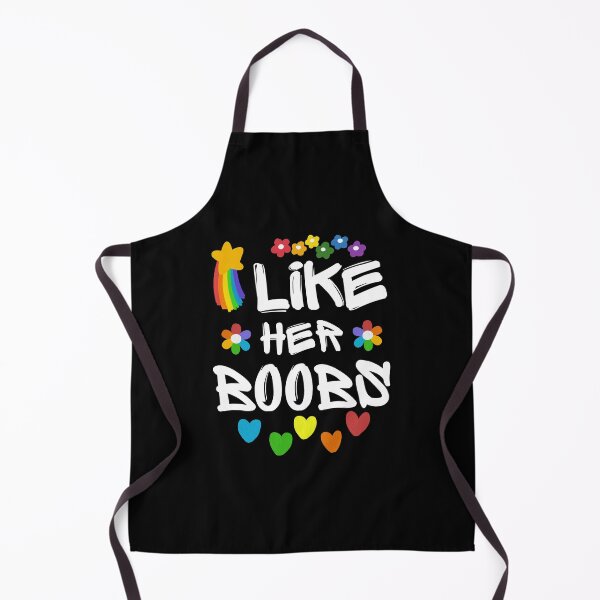 Item preview, LGBTQ+ Lesbian Gay Pride Matching Couples Compliment I Like Her Butt Boobs Funny Valentines Day designed and sold by Unicorny-Design.