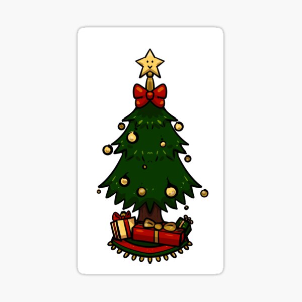 Christmas Tree Sticker