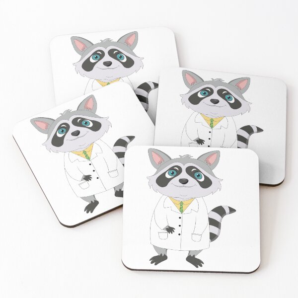 Item preview, Cute Physician raccoon designed and sold by atedesigns.