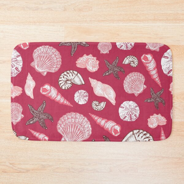 Item preview, Seashell Pattern - Viva Magenta Pink designed and sold by Elizabeth Weglein.
