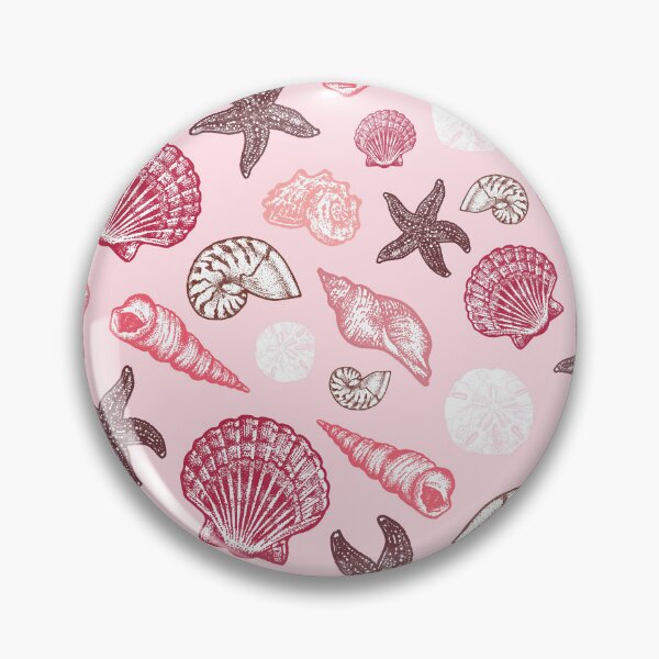 Item preview, Seashell Pattern - Viva Magenta Pink designed and sold by Elizabeth Weglein.