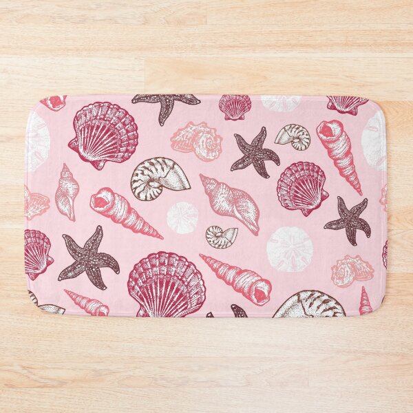 Item preview, Seashell Pattern - Viva Magenta Pink designed and sold by Elizabeth Weglein.