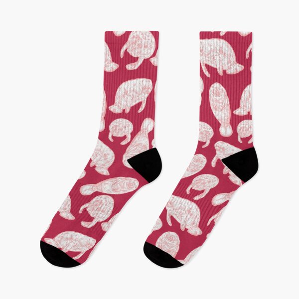 Item preview, Manatees - Viva Magenta Pink designed and sold by Elizabeth Weglein.