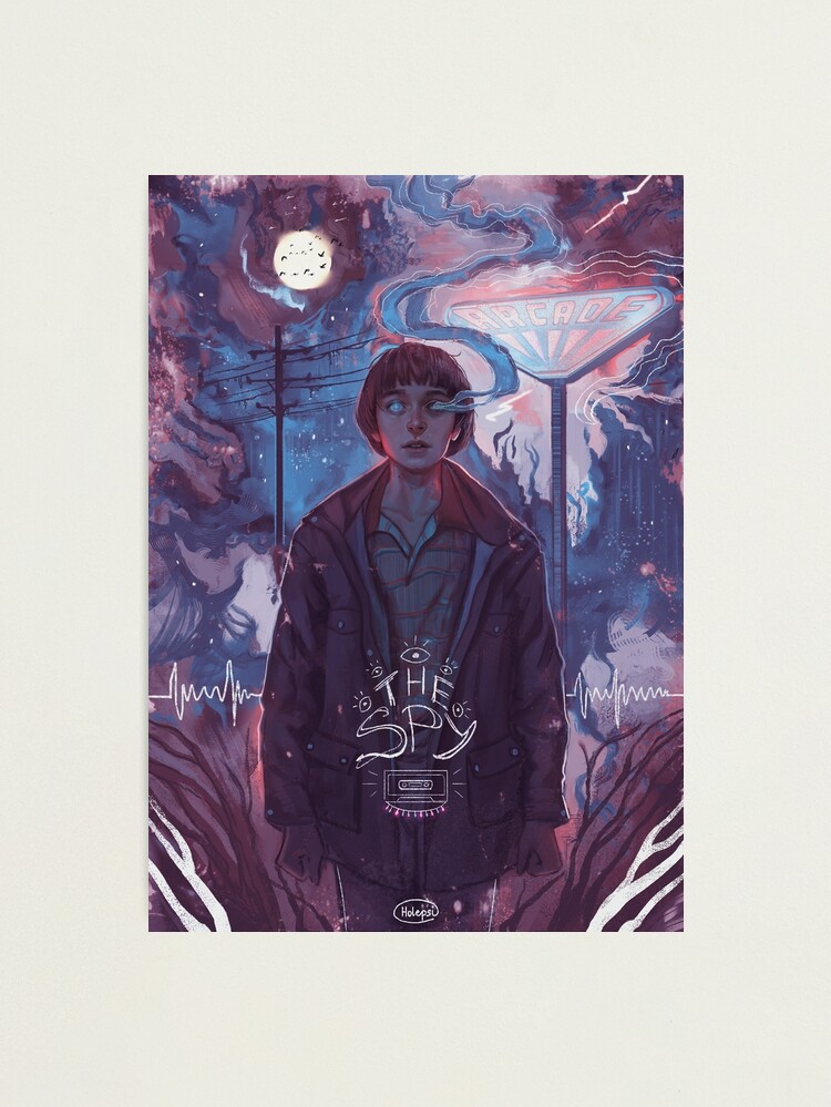 Thumbnail 2 of 3, Photographic Print, Stranger Things - The Spy designed and sold by holepsi.